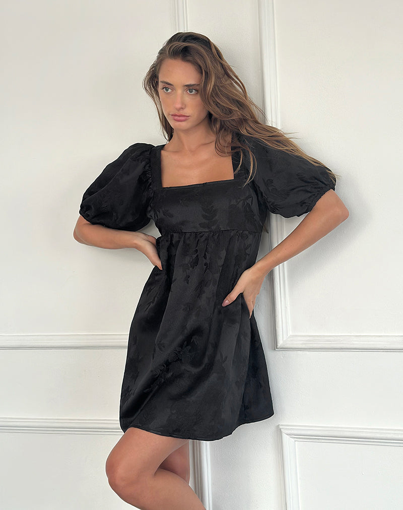 motel black satin dress Jacquard Open Back Mini sale::Show Color:Off White/Nude 100% VISCOSE Enfocus Studio Dress Polka