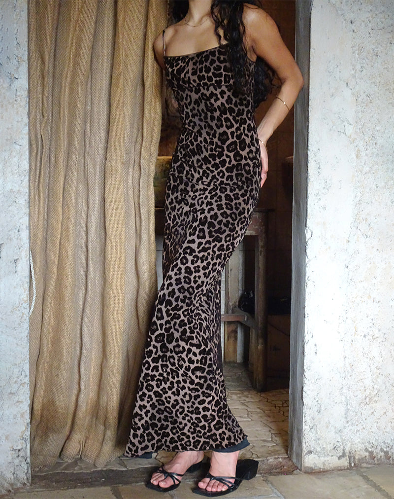 Rar Leopard Flocked Maxi Dress | Darsih motelrocks.com Rar Leopard Flocked Maxi Dress | Darsih motelrocks.com
