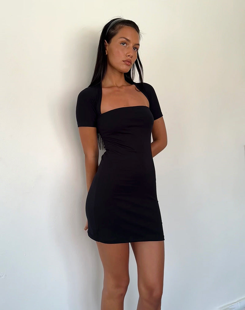 Image of Drequa Mini Dress in Black