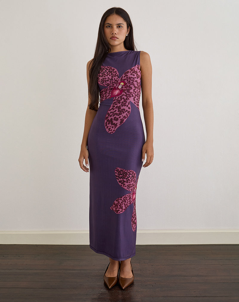 Purple Vibrant Orchid Sleeveless Maxi Dress | Fayola motelrocks.com Purple Vibrant Orchid Sleeveless Maxi Dress | Fayola motelrocks.com