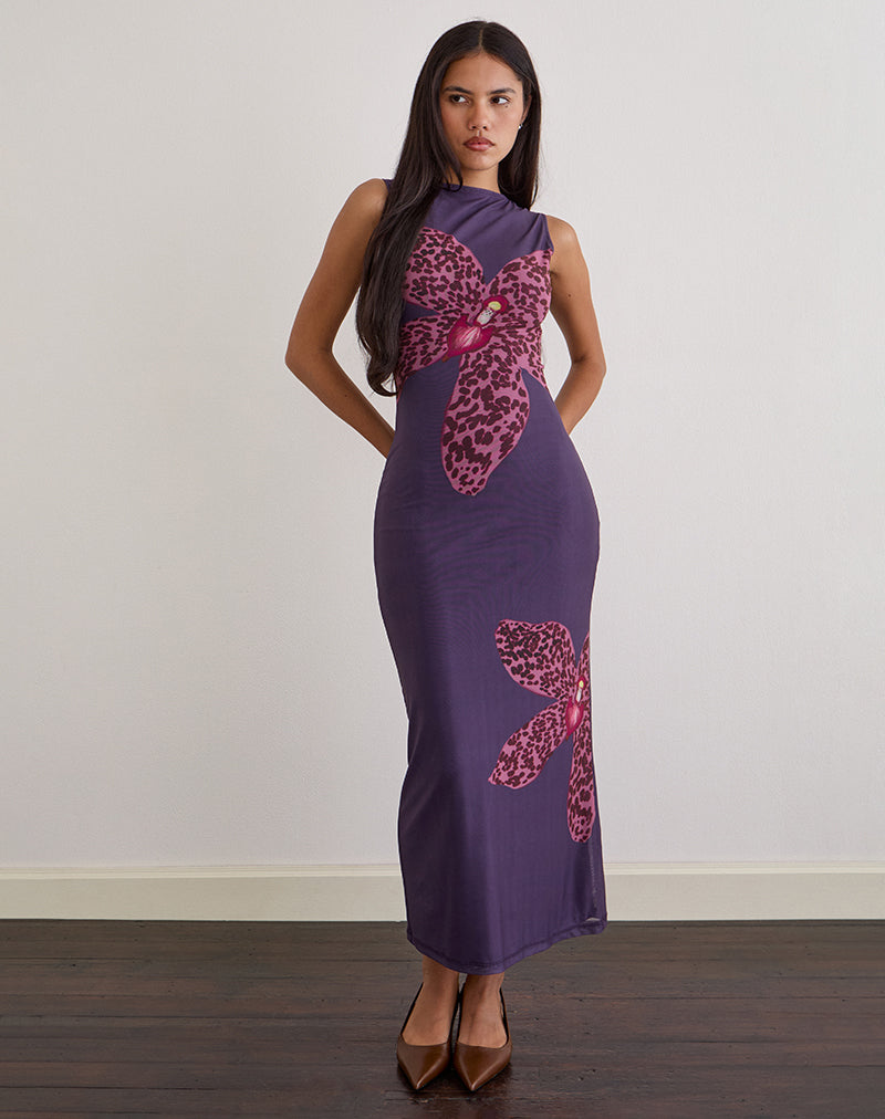 orchid purple dress Fayola Maxi Dress in Vibrant Orchid Purple