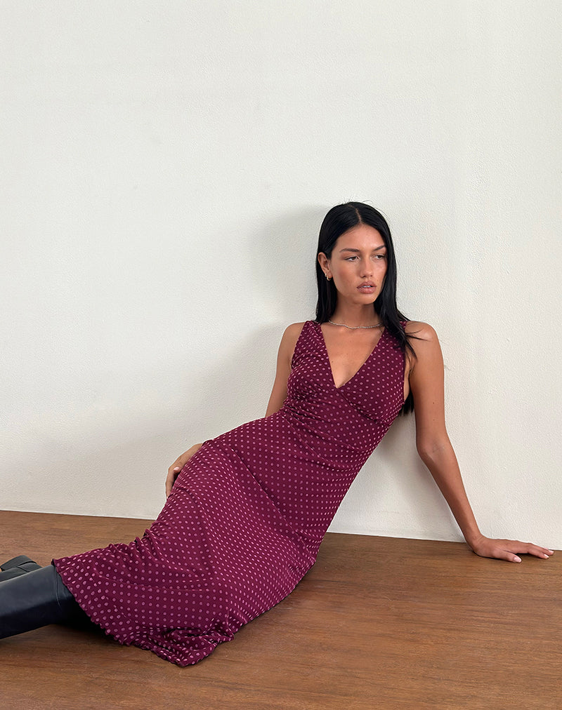 motel gabriela midi dress Gabriela Botanical Midi Dress