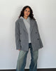 Image of Binaiya Oversized Wool Blazer in Grey