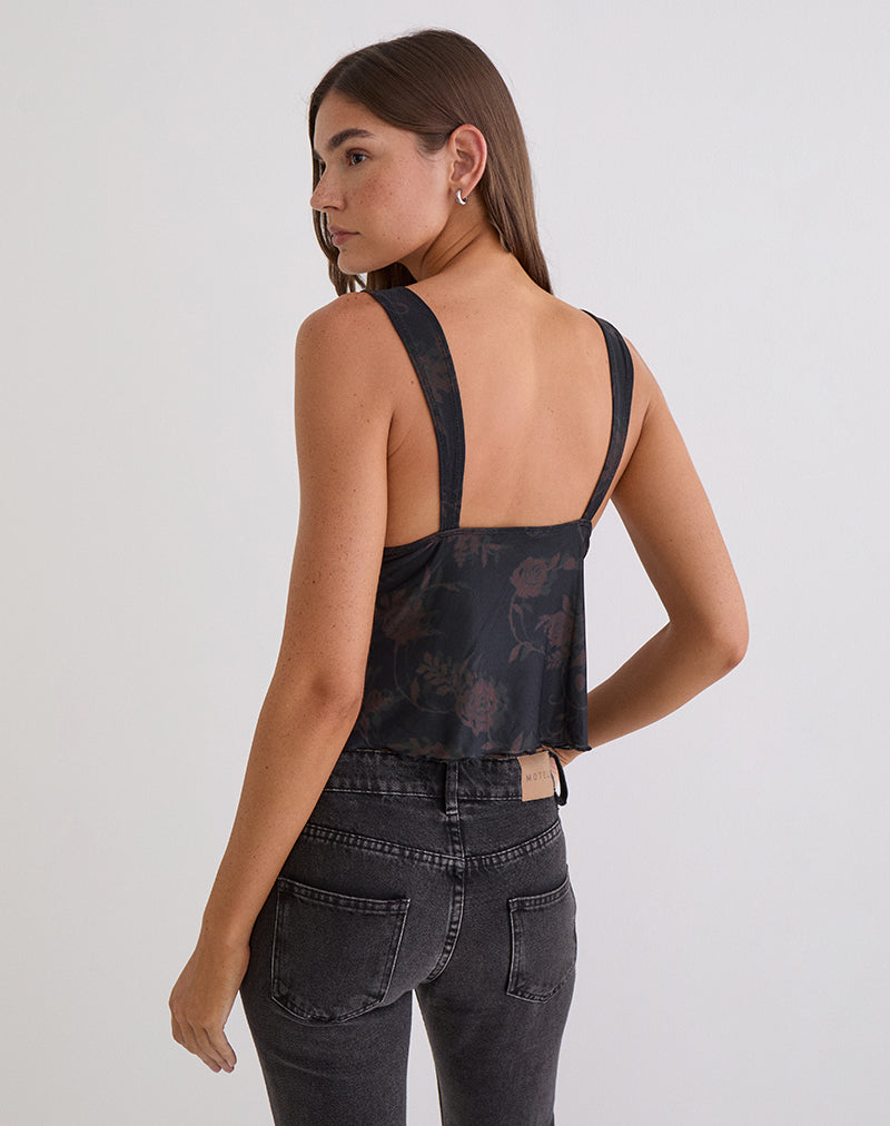 Dynamic Rose Cami Top | Khory – motelrocks.com