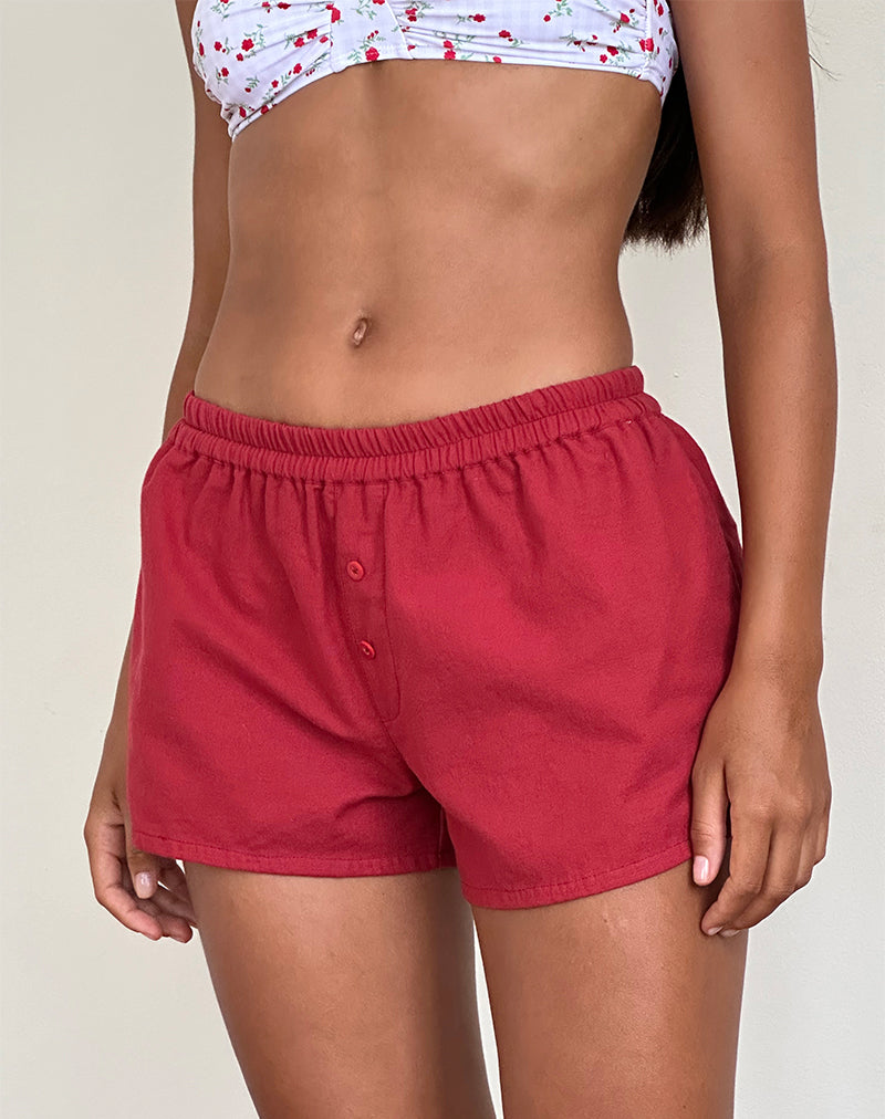 Image of Laboxe Shorts in Adrenaline Red