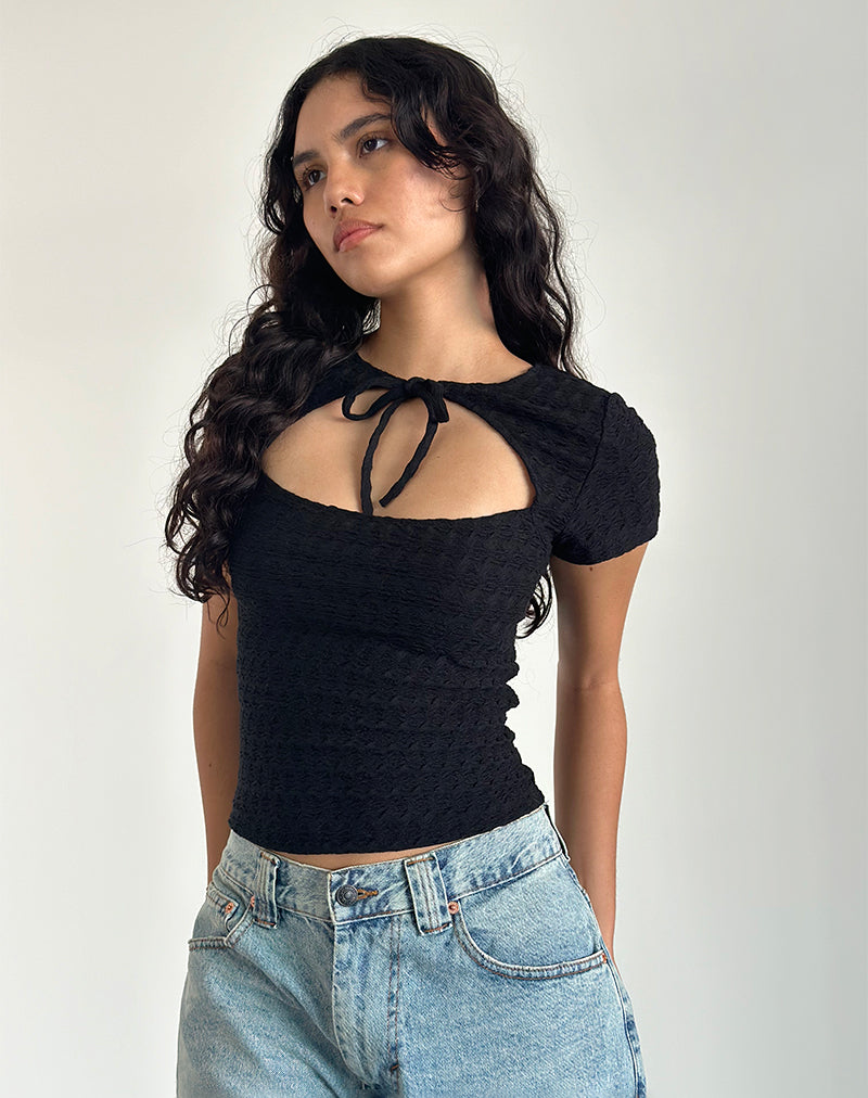 Lindsay Top - Black main image 1