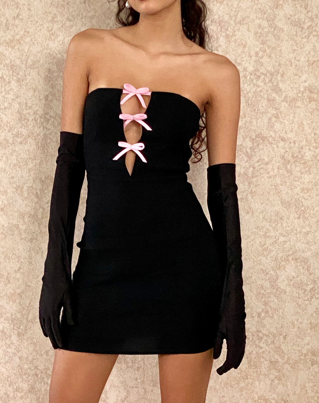 Novara Mini Dress in Black