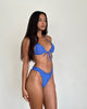 Image of Veroly Bikini Bottom in Royal Blue