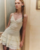 Image of Riasi Mini Dress in Chiffon Ivory