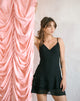 Image of Riasi Ruffle Mini Dress in Chiffon Black