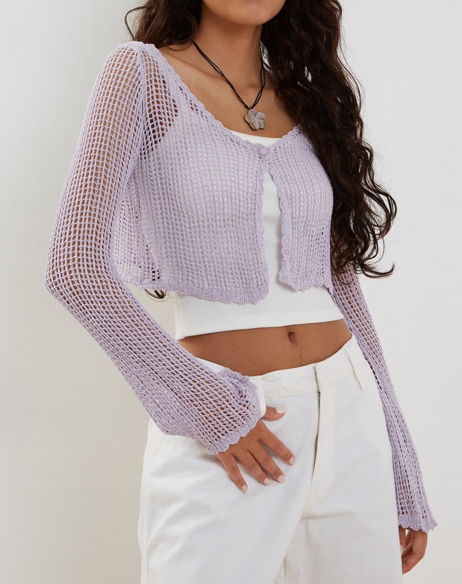Cropped Cable プルオーバー SEPTA-CROPPED-OPENWEAVE-KNIT-