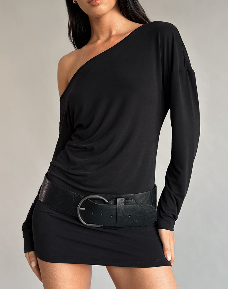 slouchy long sleeve dress ASOS DESIGN slouchy super soft maxi dress with extreme blouson sleeves in gray