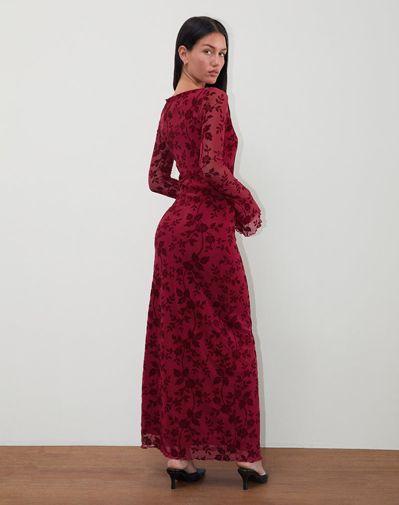 maxi autumn dresses Girls' Breeze Ruffle Dress Size: 2T Toddler By Mila & Rose effortless looks for any event on your calendar 1970s Floral Chiffon Maxi Dress