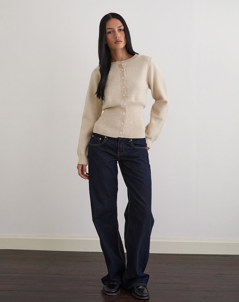 【新品】imperf /Long Sleeve Rib Cardigan Enza Costa Silk Rib Fitted Long Sleeve Cardigan in Black | REVOLVE