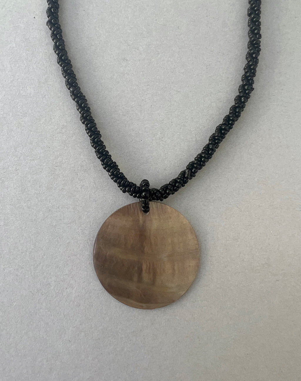 Talola Necklace with Round Shell Pendant