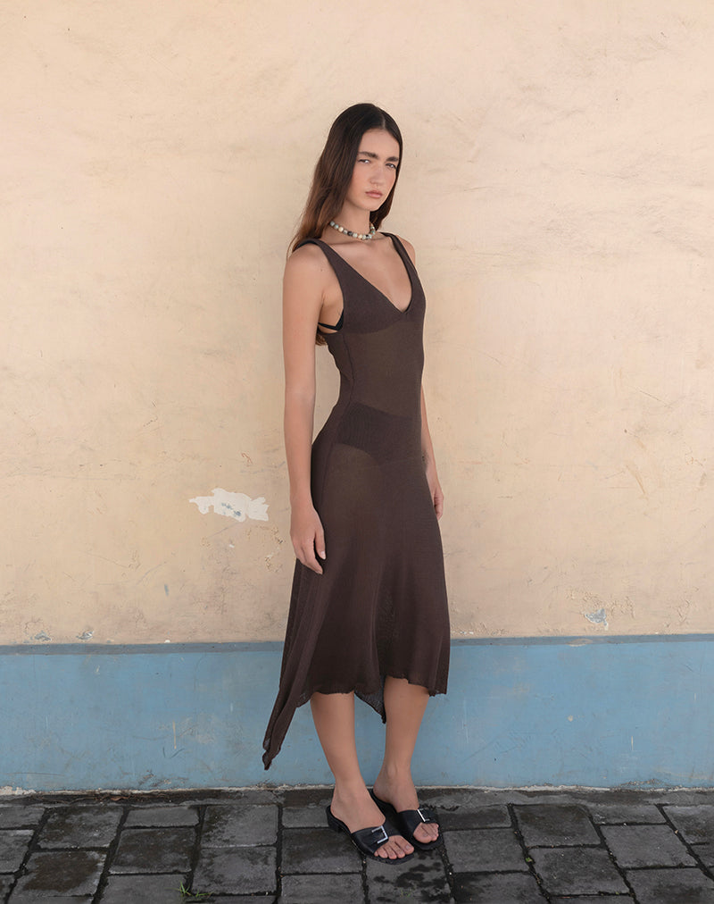 Brown Maxi Dress