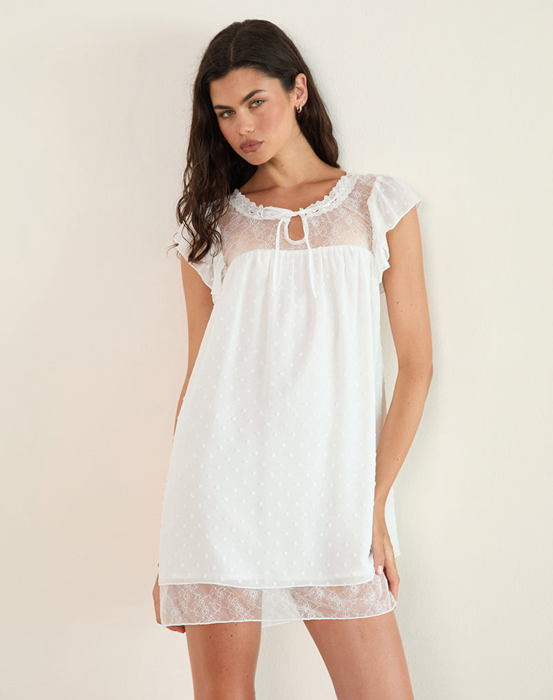 sachin and babi light blue dress Little White Dresses with Lace