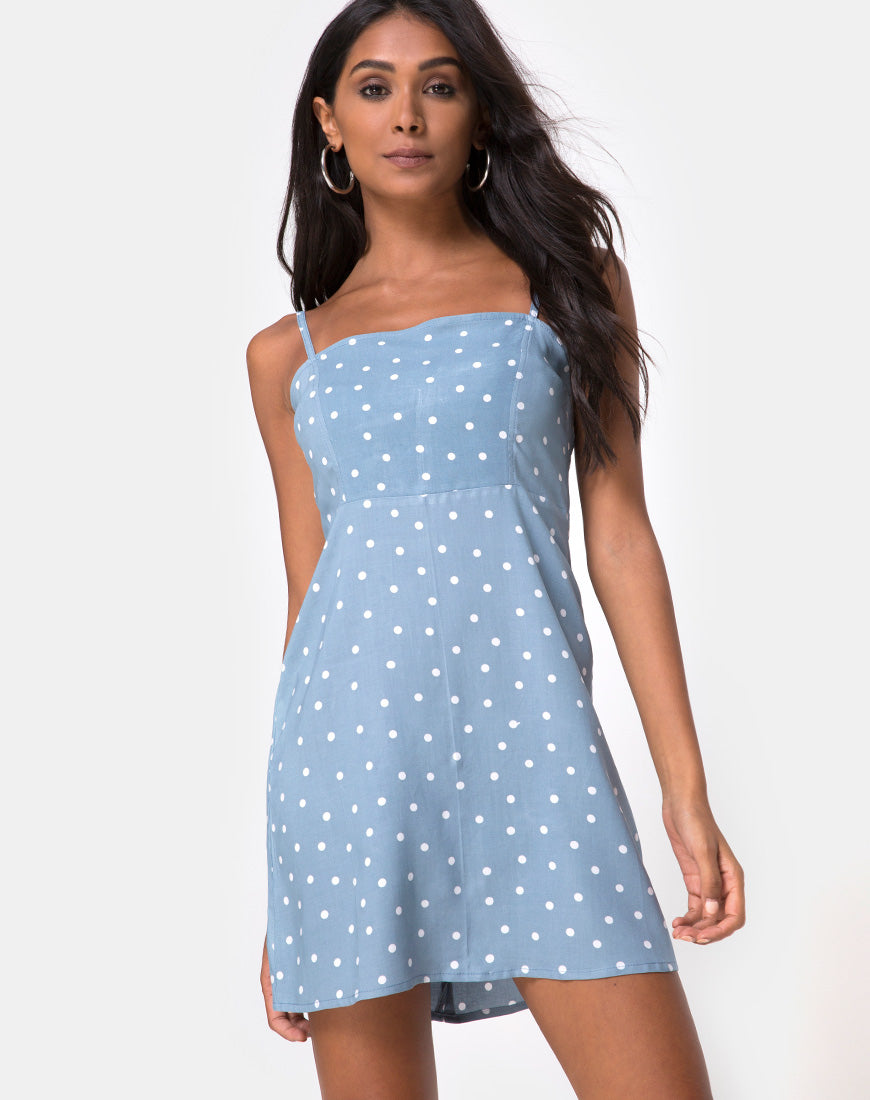 skater slip dress Strappy Underwired Skater Dress In Purple Satin | EGO EU