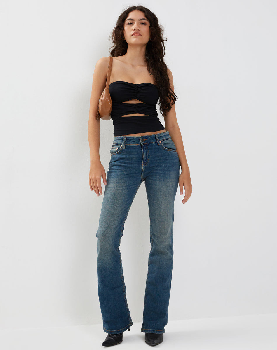 Dayu Crop Top Black