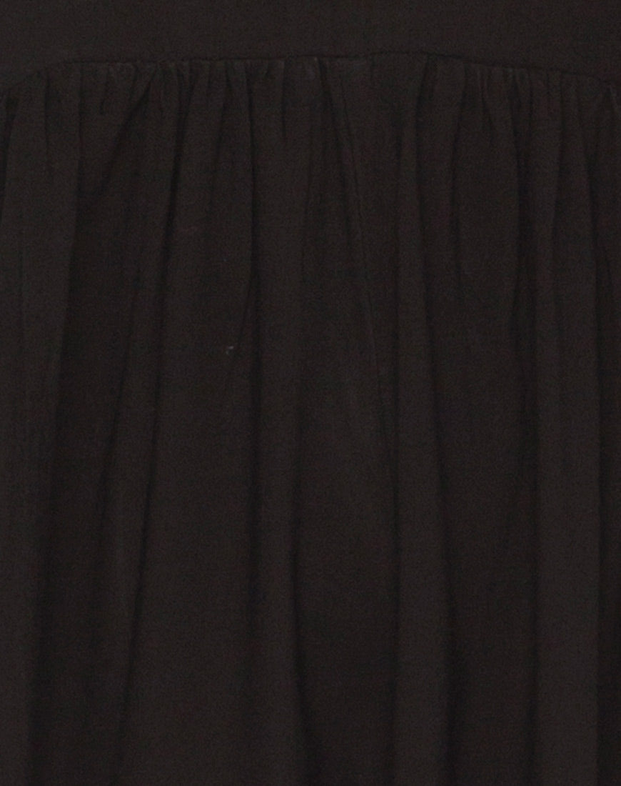 Image of Eclipse Kimono Sleeve Playsuit in Black