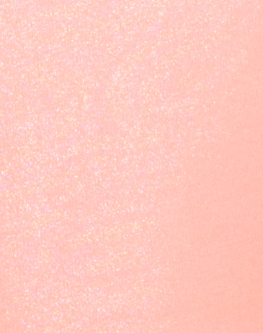 Image of Emery Bodice in Peach Blush Pearlescent Shimmer