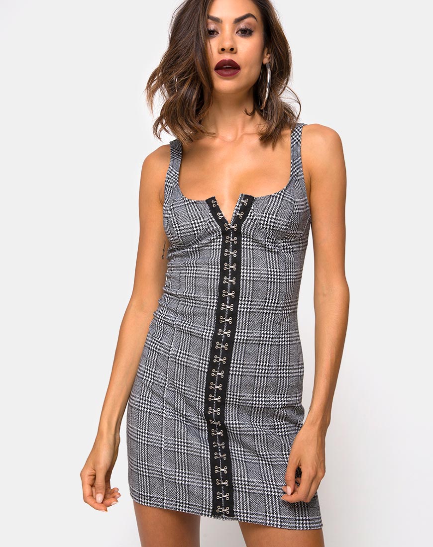 hook and eye bodycon dress boohoo Women's Plus Corset Hook & Eye Bodycon Dress in Taupe | Size: 22