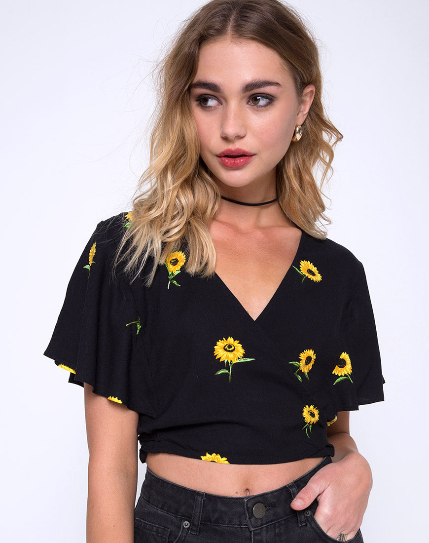 Ensemble été Taille L : Top Tube Et Short Tournesol – Neuf Avec étiquettes