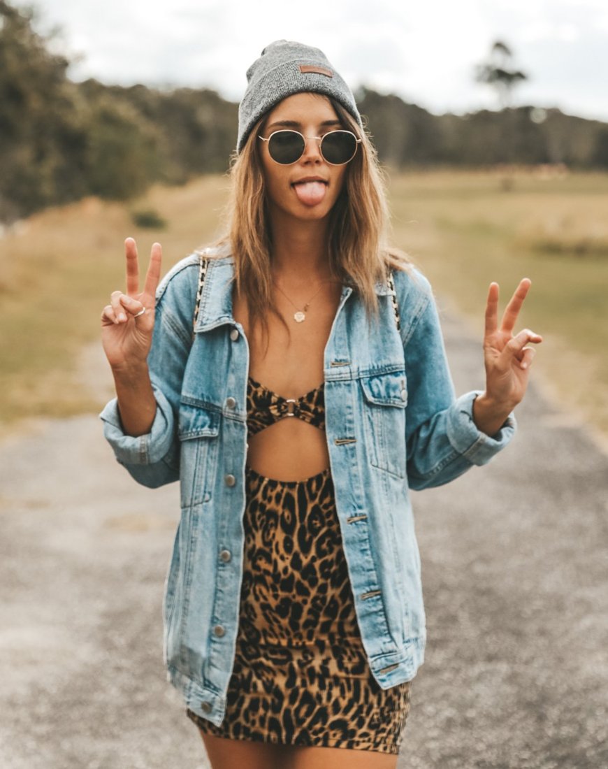 Jezabel Cutout Dress in Leopard Jezabel Cutout Dress in Leopard