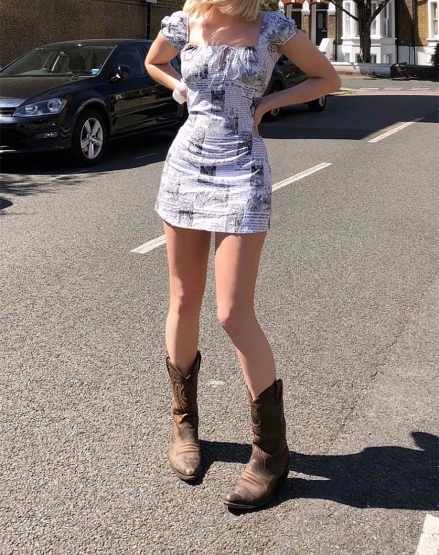motel rocks gaval mini dress Gaval Mini Dress in Tarot