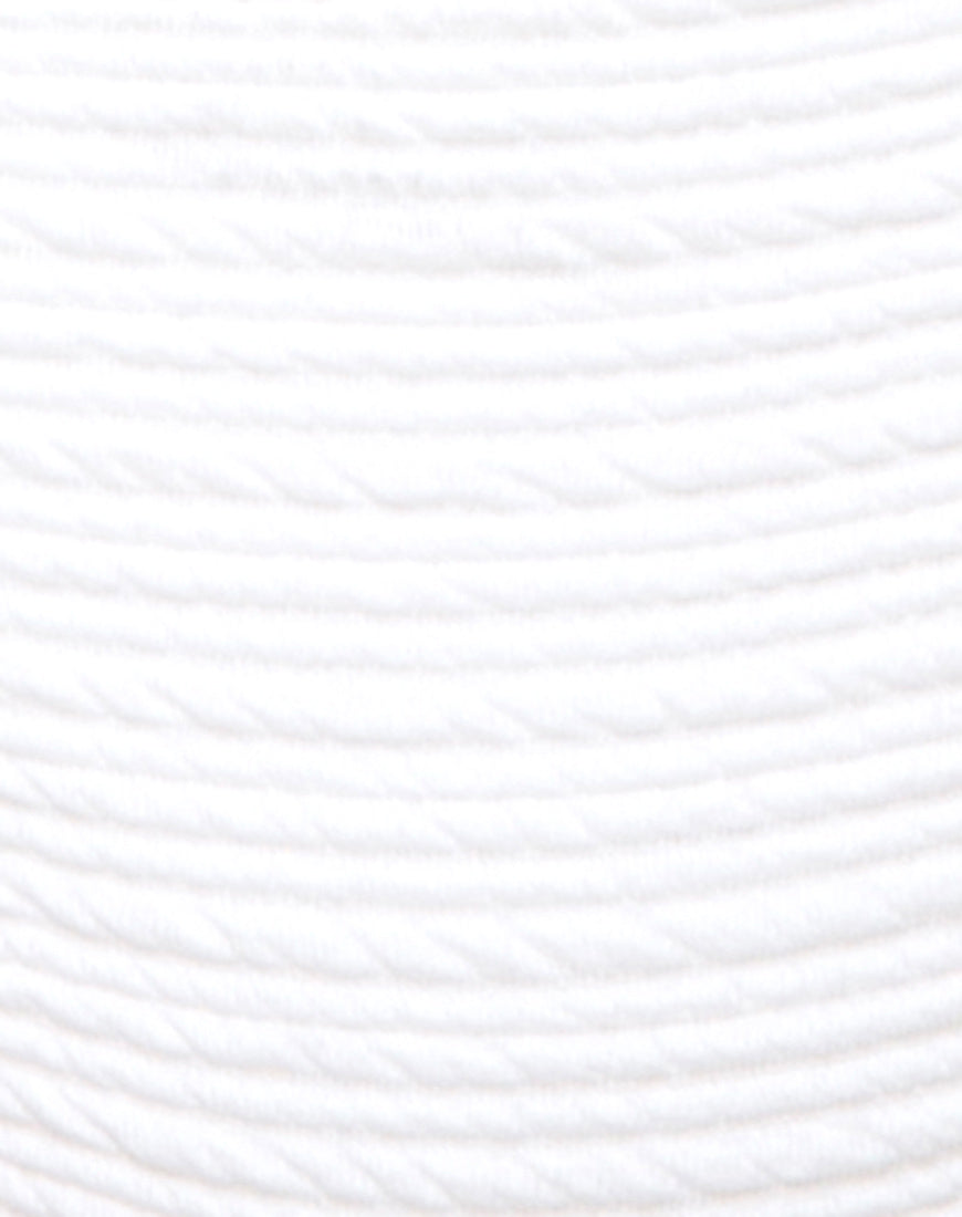 Image of Ribel Bottom Bikini Multi Rib Textured Ivory