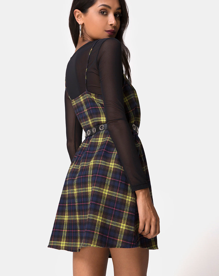 green plaid sweater dress Magic Maker Maxi Dress in Grunge Girl Green Plaid + Cherries 2XL/3XL main image 1