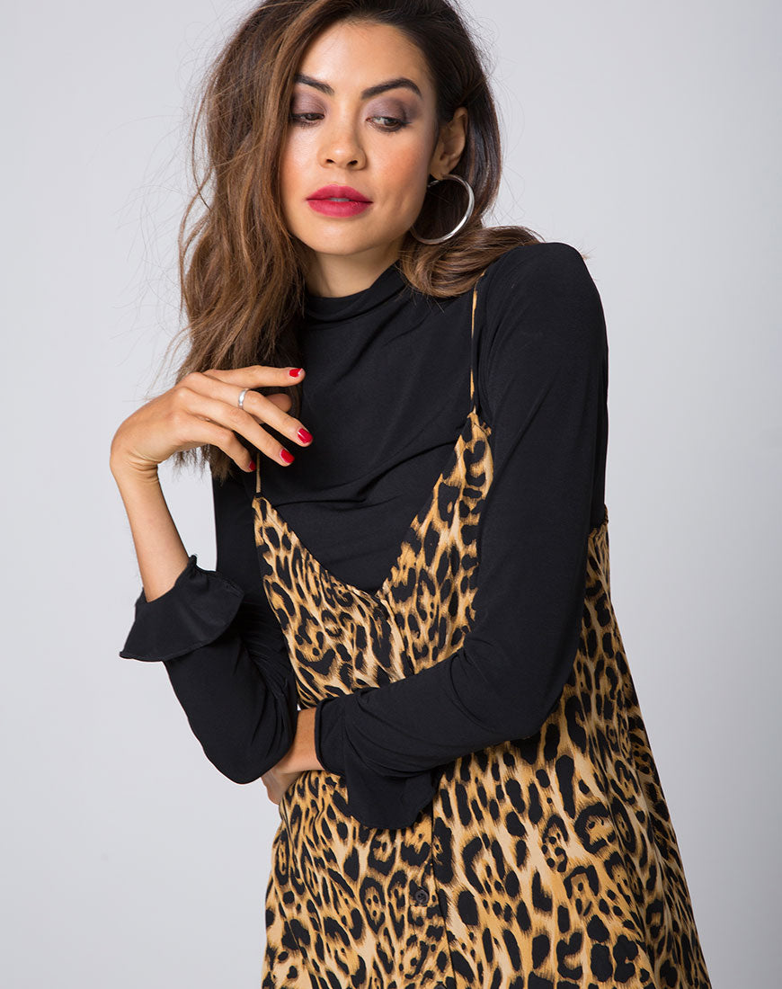 Strappy Leopard Slip Dress | Sanna - Motel Rocks motelrocks.com Strappy Leopard Slip Dress | Sanna - Motel Rocks motelrocks.com