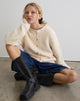 Image of Aceso Cardigan in Brush Knit Ivory