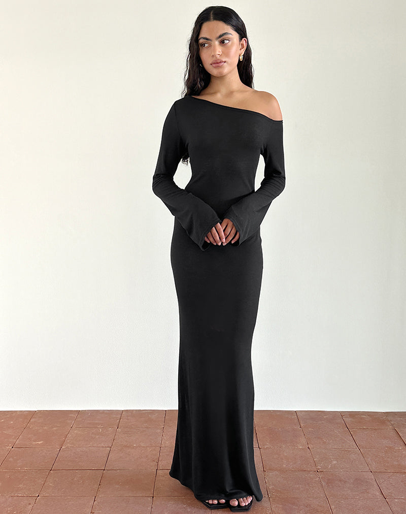 Long sheer dress sale