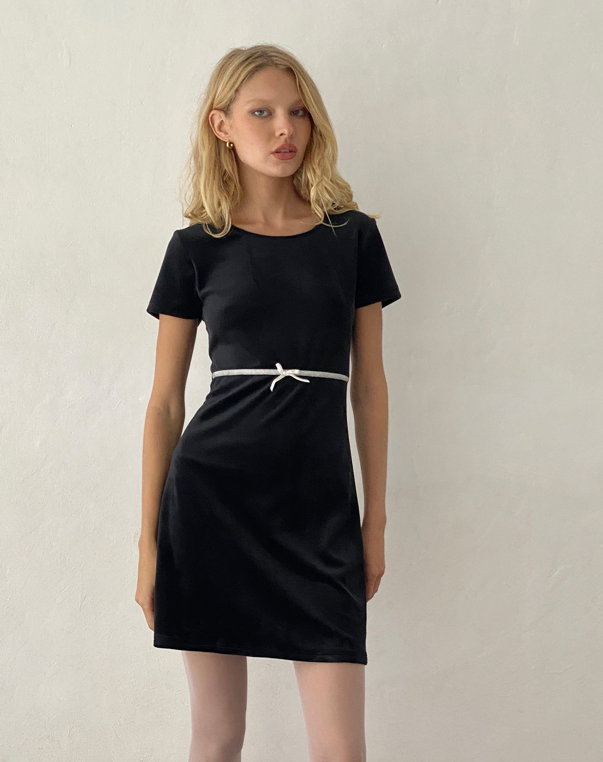 HOT ! Bow Dress Black Velvet Shift Dress Black Velvet With White Trim And Bow Mini Dress Amanda HOT ! Bow Dress Black Velvet Shift Dress Black Velvet With White Trim And Bow Mini Dress Amanda