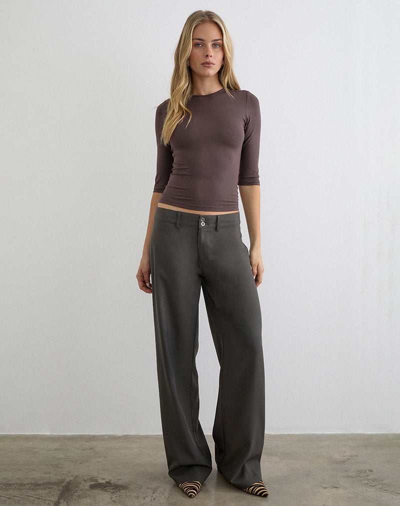Calza Trouser in Tailoring Warm Grey