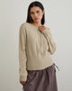 Image of Anitra Cardigan in Cable Knit Beige