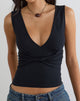 Image of August Tank Top in Rayon Jersey Black
