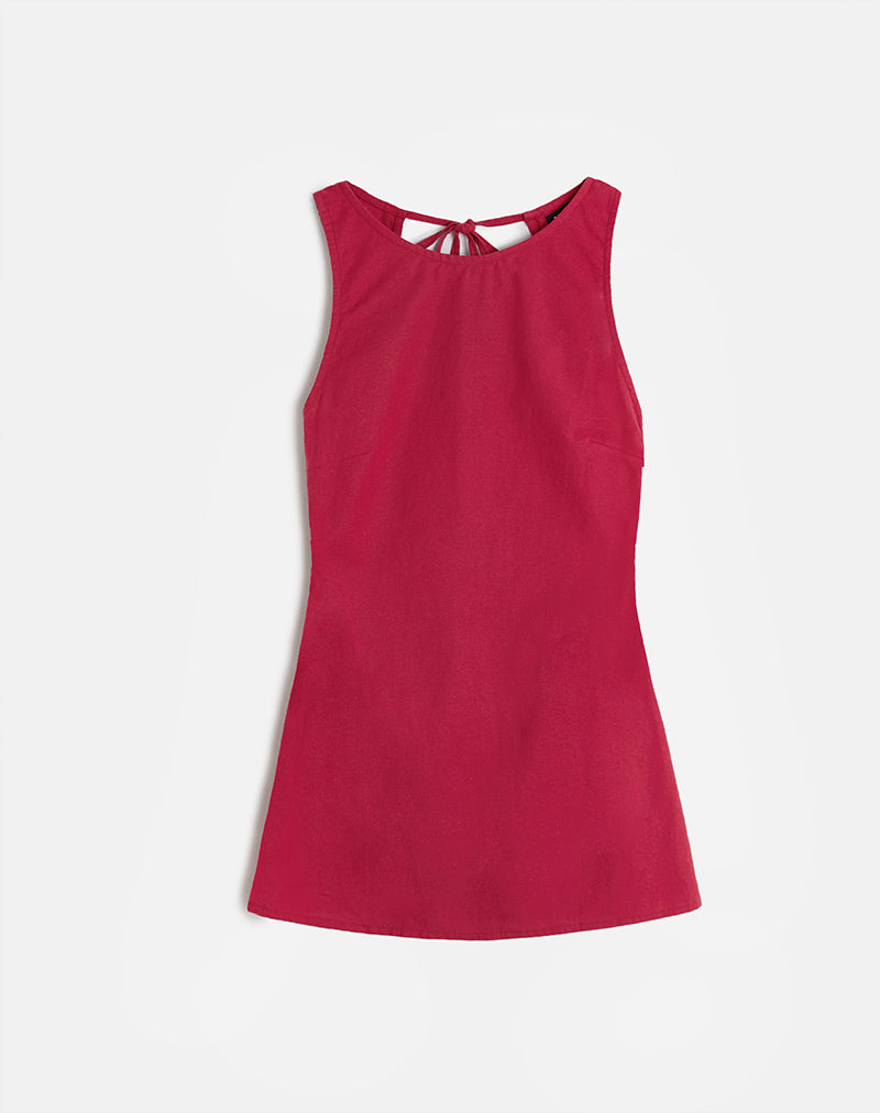 Image of Ayana Mini Dress in Adrenaline Red
