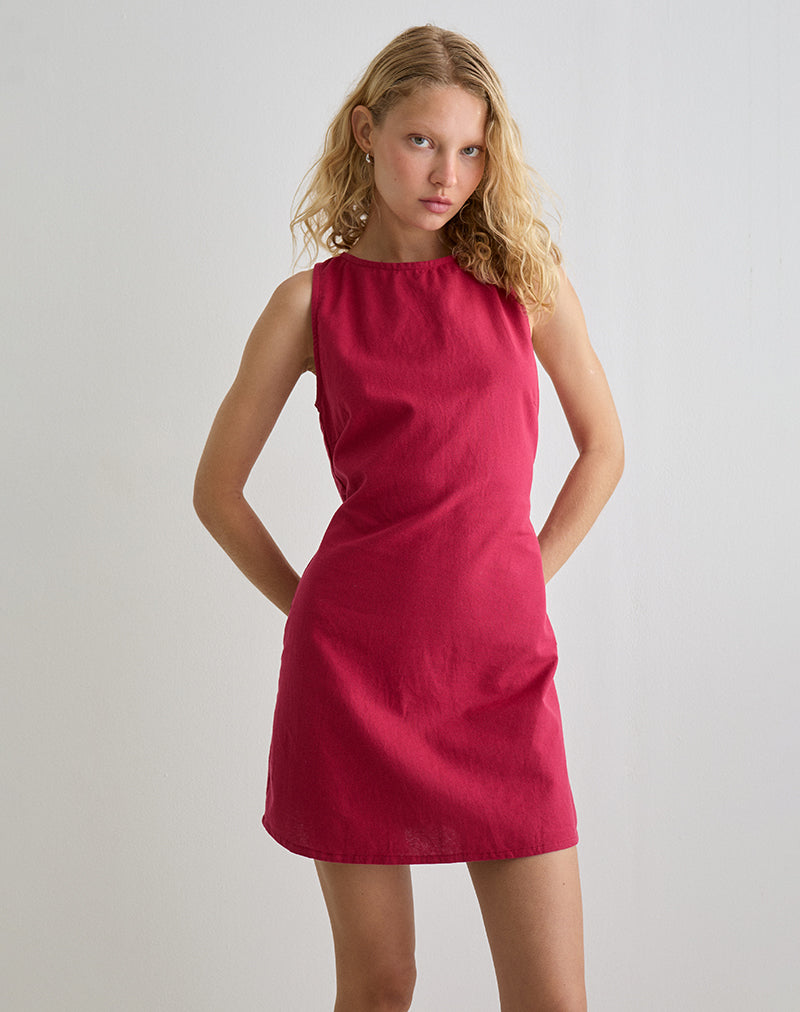 Image of Ayana Mini Dress in Adrenaline Red