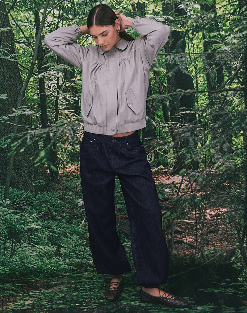 Image of Banaran Balloon Trouser in Chambray Indigo