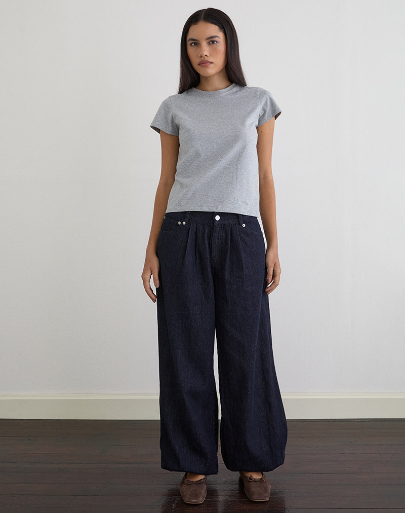 Image of Banaran Balloon Trouser in Chambray Indigo