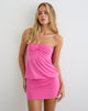 Image of Belena Mini Dress in Jersey Deep Pink
