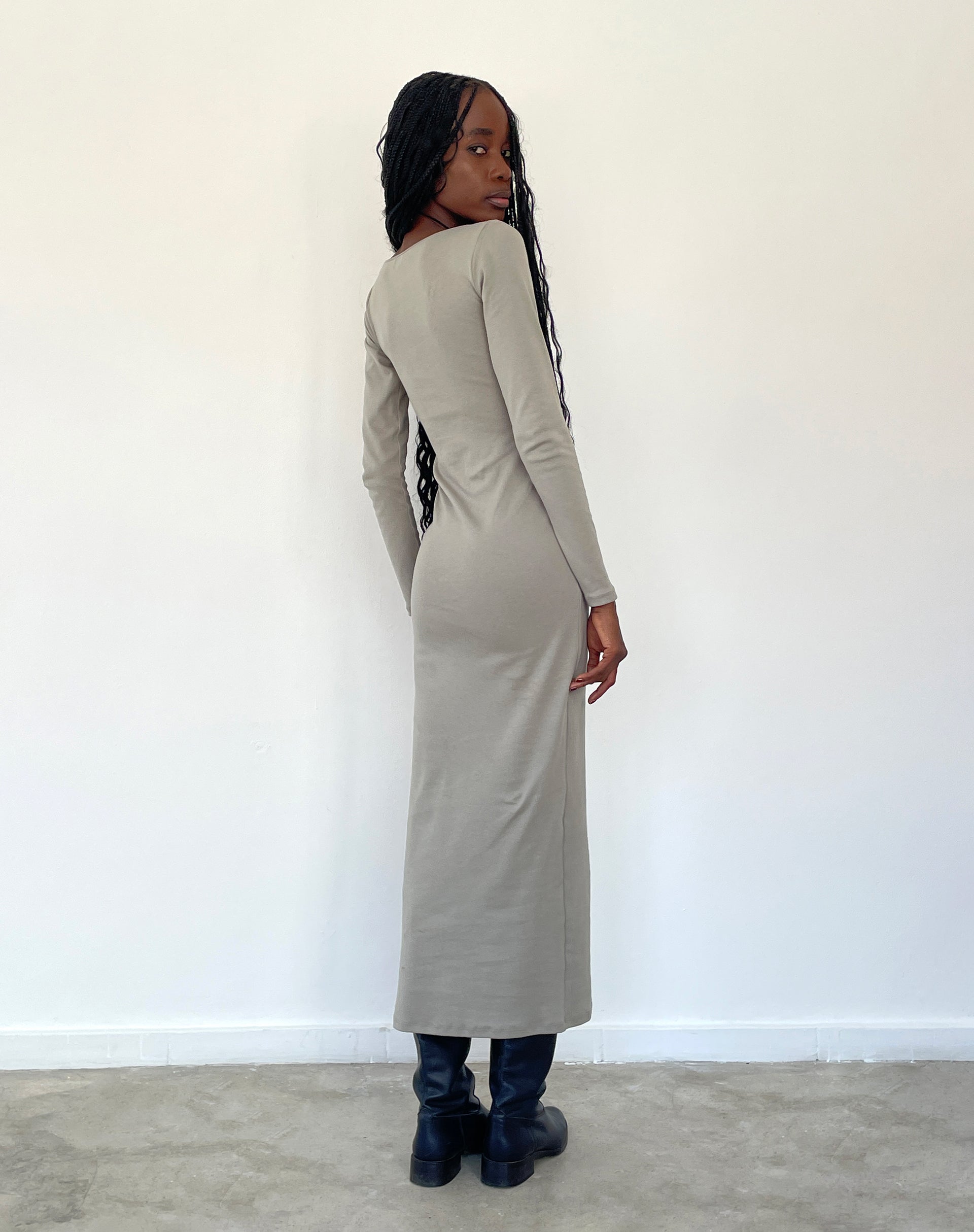 Long sleeve hotsell sage dress