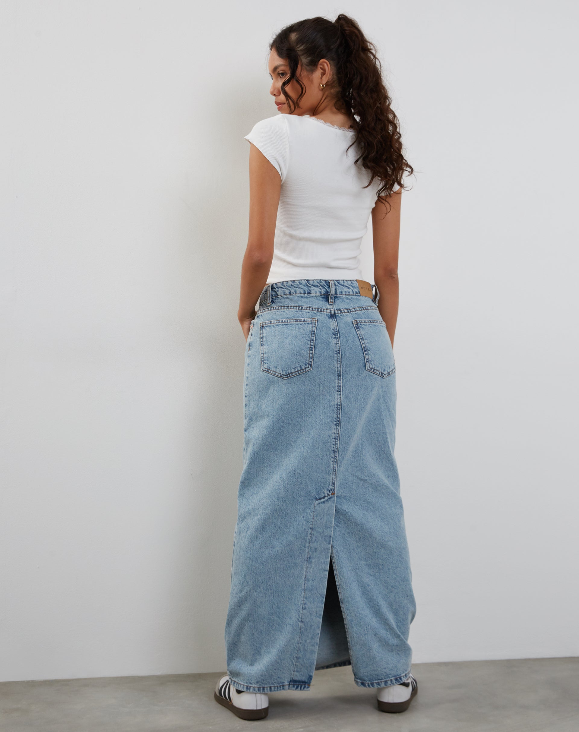 Denim Mermaid Maxi Skirt – Urban Planet