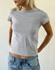 Image of Clio Baggy Tee in Grey Marl