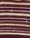  Shimmer Stripe Knit Rust