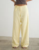 Image of Curisa Trouser with Side Tie in Lemon