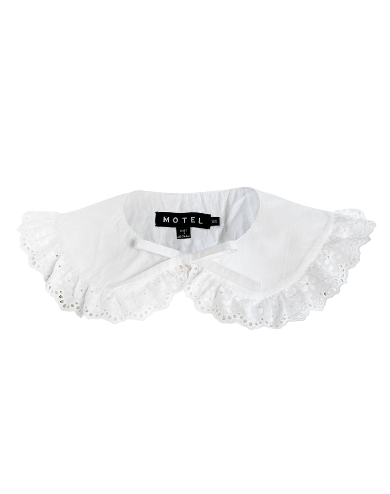 Image of Bossa Collar Top in White