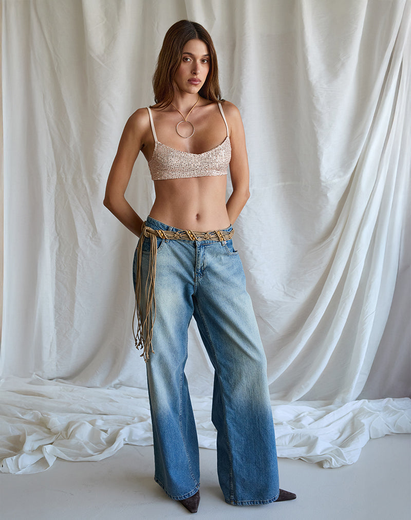 Image of Daenerys Bralette in Sequin Bronze